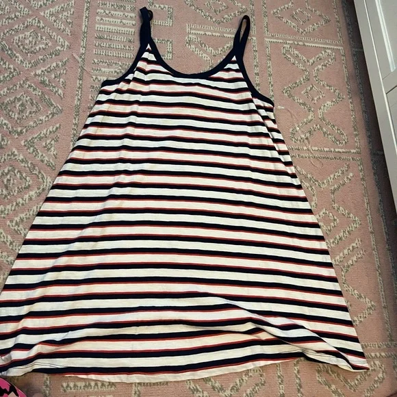 Universal Thread Blue and Red Striped Dress size xl - Picture 3 of 5